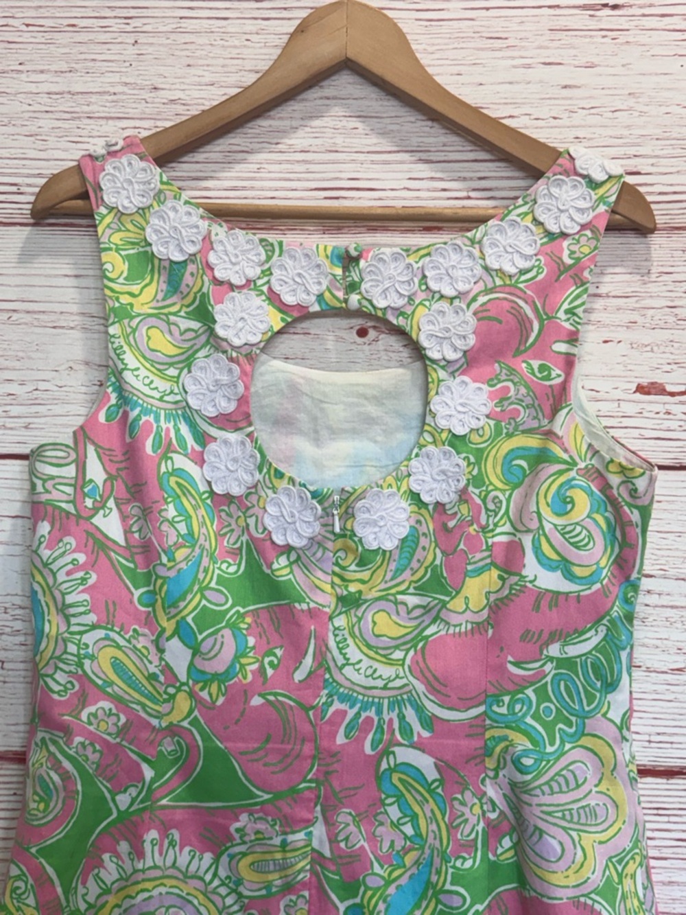 Lilly Pulitzer Nina Shift Dress in Multi Chin Chin Sz 10 - Picture 10 of 14